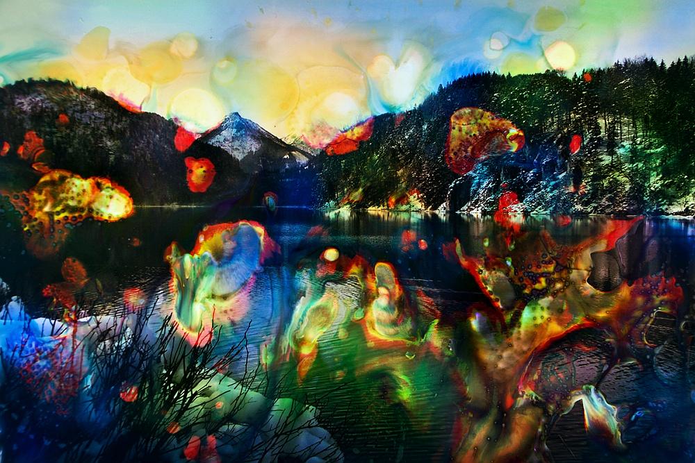 colorful mountains