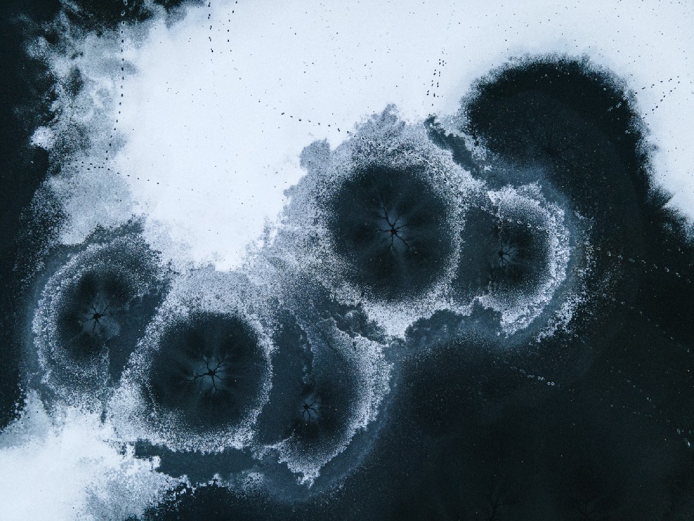 frozen water